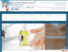 Tablet Screenshot of performancewatersystems.ca